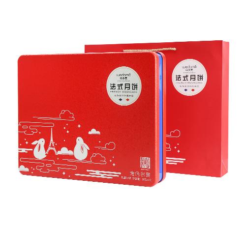 金色巴黎礼盒月饼12粒装【抢购中】