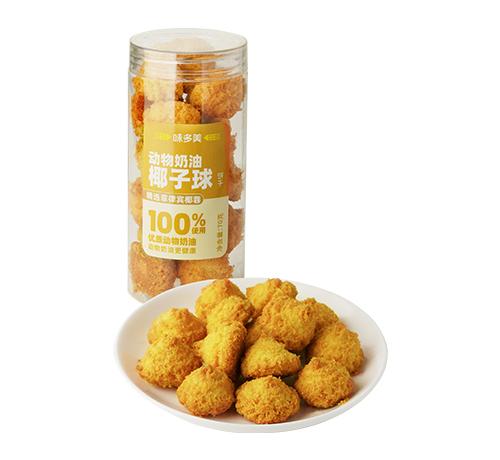動物奶油椰子球餅干