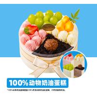 鲜果四味冰淇淋蛋糕