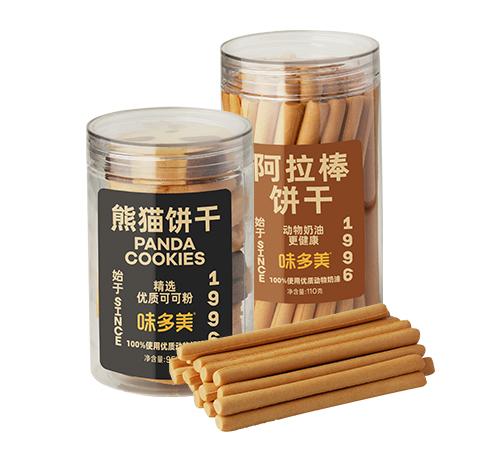 Q萌趣味组合（熊猫饼干+阿拉棒饼干）