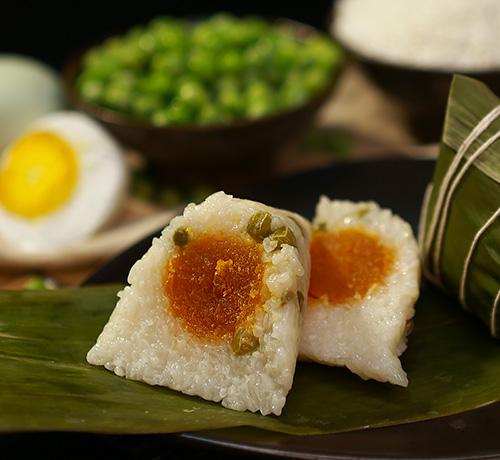 豌豆蛋黄粽【2粒装邮寄】 _粽子_味多美官网_蛋糕订购,100%使用天然